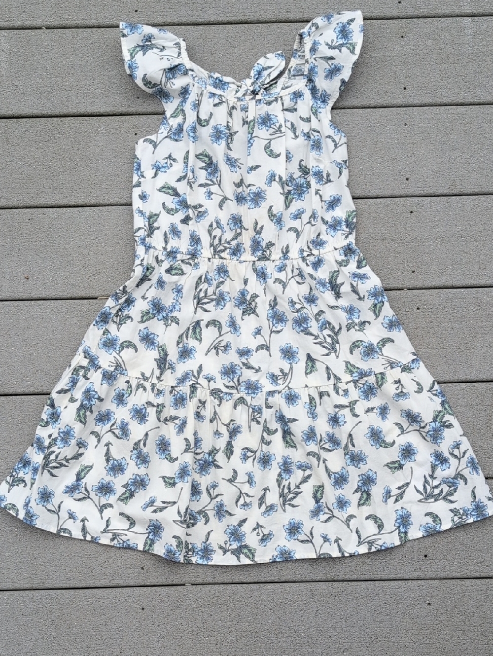 Crewcuts Floral Print Sleeveless Dress